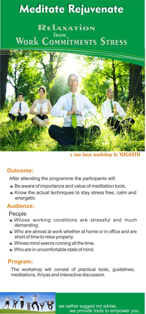 Relaxation From Work Commitment Stress